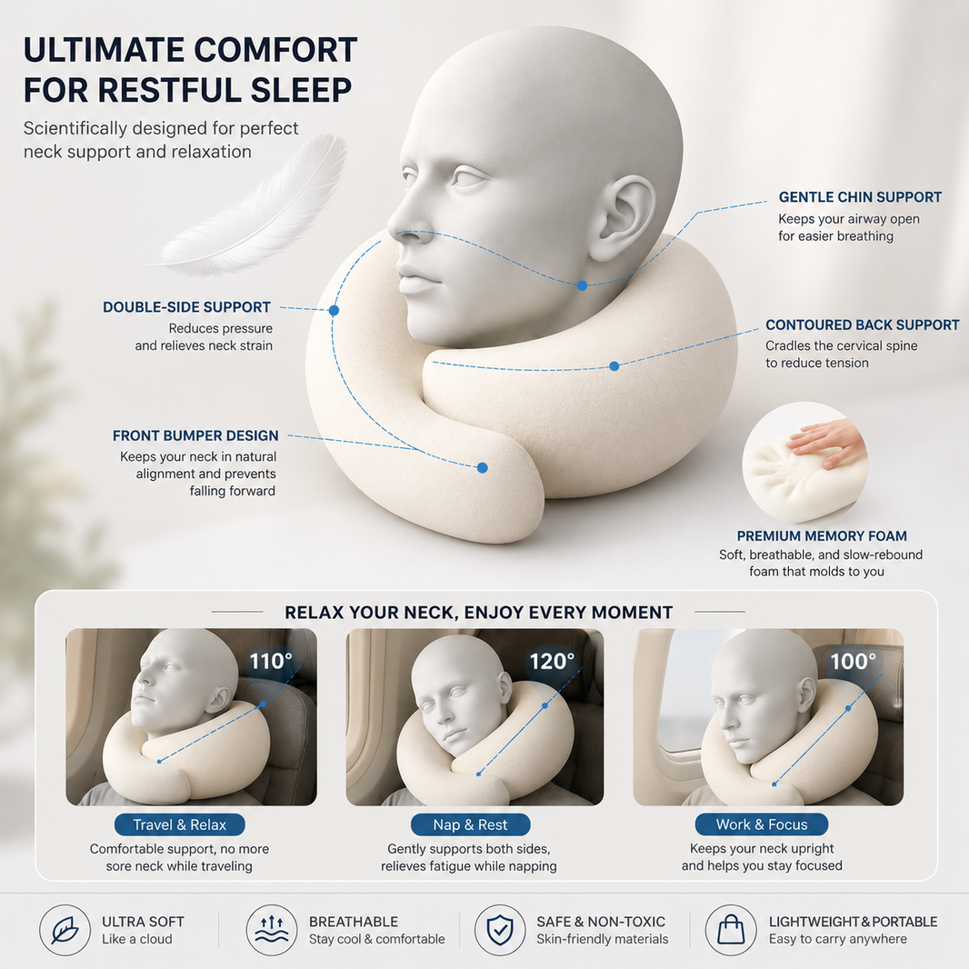 Lumio 360 Travel Neck Pillow